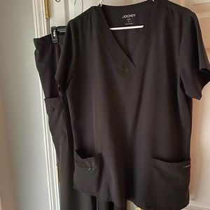 Jockey black uniform set